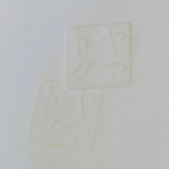 Vintage Japanese porcelain plate featuring 3 maidens - Picture 4 of 4